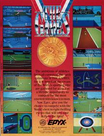 The Games: Summer Edition - Box - Back Image