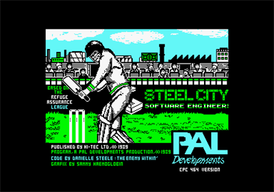 Cricket Captain (Hi Tec) - Screenshot - Game Title Image