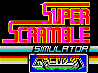 Super Scramble Simulator - Screenshot - Game Title Image