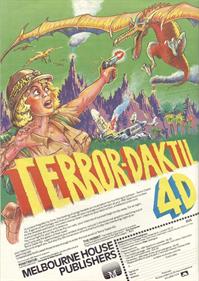 Terror-Daktil 4D - Advertisement Flyer - Front Image