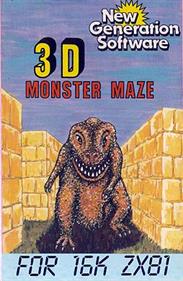 3D Monster Maze - Box - Front Image
