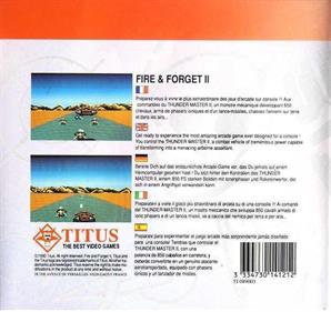 Fire & Forget II - Box - Back Image