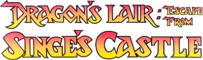 Dragon's Lair: Escape from Singe's Castle - Clear Logo Image