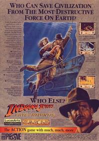 Indiana Jones and the Fate of Atlantis: The Action Game - Advertisement Flyer - Front Image