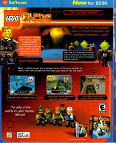 LEGO Alpha Team - Advertisement Flyer - Front Image
