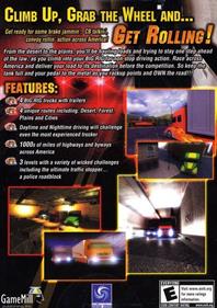 Big Rigs: Over the Road Racing - Box - Back Image