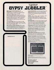 Gypsy Juggler - Advertisement Flyer - Back Image