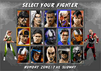 Mortal Kombat 3 - Screenshot - Game Select Image