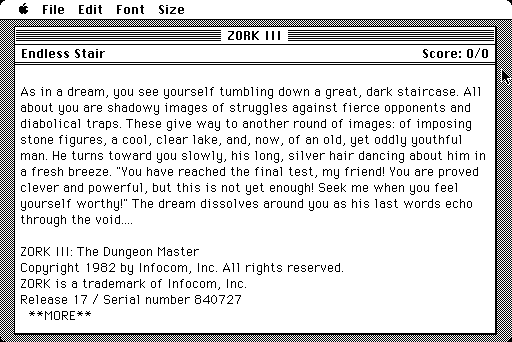 Zork III: The Dungeon Master