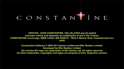 Constantine - Screenshot - Game Title Image