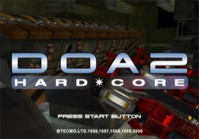 DOA2: Hardcore - Screenshot - Game Title Image