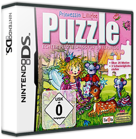 Prinzessin Lillifee Puzzle: Echter Puzzlespass fuer Unterwegs - Box - 3D Image