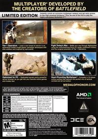 Medal of Honor - Box - Back Image