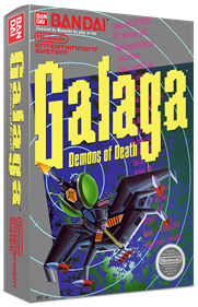 Galaga: Demons of Death - Box - 3D Image