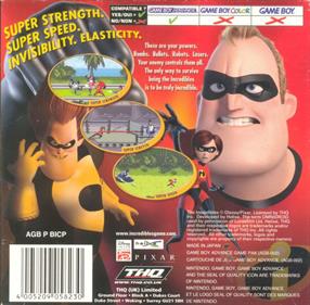 The Incredibles - Box - Back Image