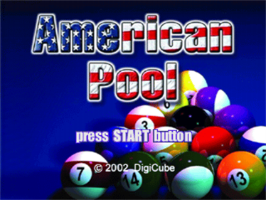 American Pool - Screenshot - Game Title Image