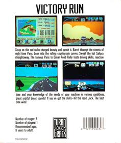 Victory Run - Box - Back Image