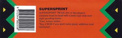 Super Sprint - Box - Back