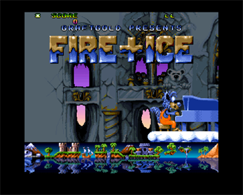 Fire & Ice: The Daring Adventures of Cool Coyote - Screenshot - Game Title Image