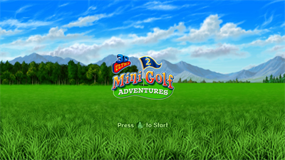 3D Ultra MiniGolf Adventures 2 - Screenshot - Game Title Image
