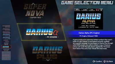 Darius Cozmic Collection Console - Screenshot - Game Select Image