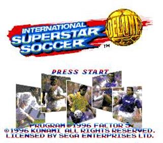 International Superstar Soccer Deluxe - Screenshot - Game Title