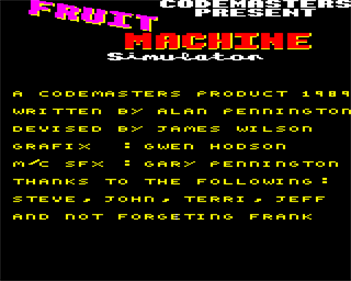 Fruit Machine Simulator - Screenshot - Game Title Image