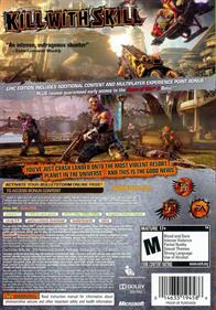 Bulletstorm - Box - Back Image