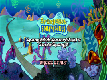 SpongeBob SquarePants: SuperSponge - Screenshot - Game Title Image