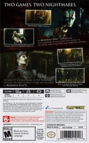Resident Evil: Origins Collection - Box - Back Image