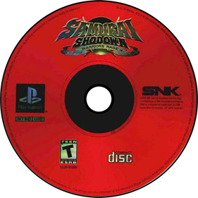 Samurai Shodown: Warriors Rage - Disc Image