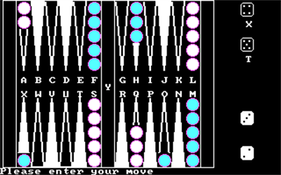 Backgammon (1982) - Screenshot - Gameplay Image