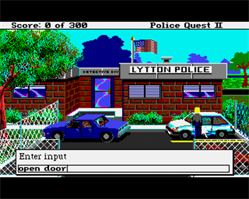 Police Quest 2: The Vengeance - Screenshot - Game Title Image