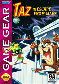 Taz in Escape from Mars - Box - Front Image