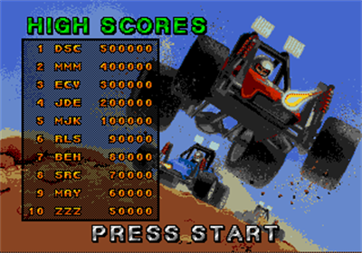 Road Riot 4WD - Screenshot - High Scores Image