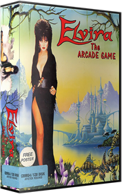 Elvira: The Arcade Game - Box - 3D Image