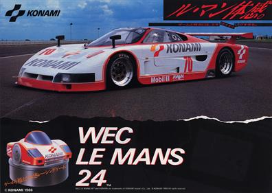 WEC Le Mans 24 - Advertisement Flyer - Front Image