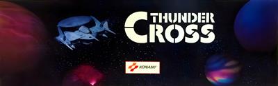 Thunder Cross - Arcade - Marquee Image