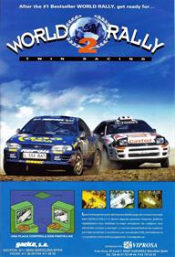 World Rally 2: Twin Racing - Advertisement Flyer - Front