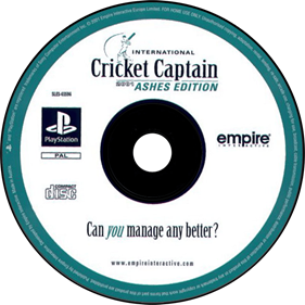 International Cricket Captain 2001: Ashes Edition - Disc Image