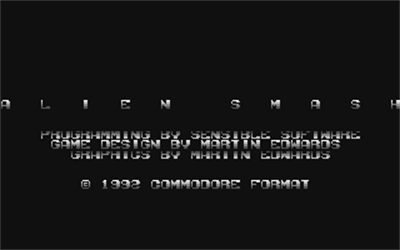 Alien Smash - Screenshot - Game Title Image
