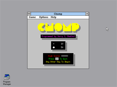 Chomp - Screenshot - Game Title Image