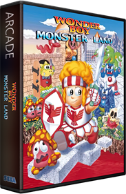 Wonder Boy in Monster Land - Box - 3D Image