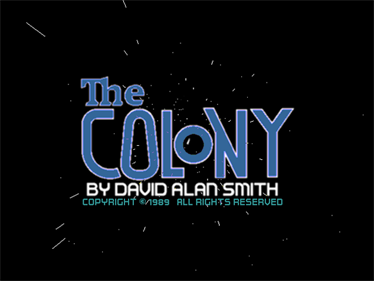 The Colony - Screenshot - Game Title Image