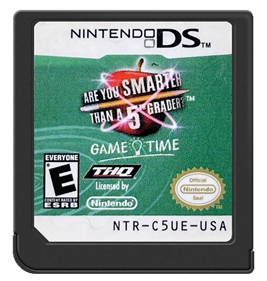 Are You Smarter Than a 5th Grader? Game Time - Fanart - Cart - Front Image