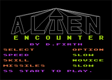 Alien Encounter - Screenshot - Game Title Image