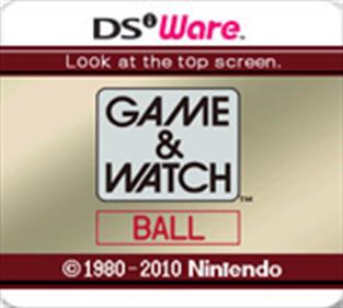 Game & Watch: Ball - Box - Front Image