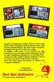 Space Lobsters - Box - Back Image