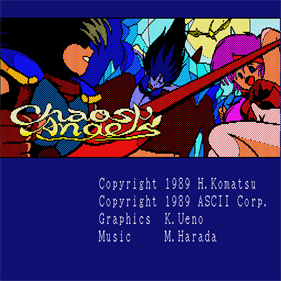 Chaos Angels - Screenshot - Game Title Image