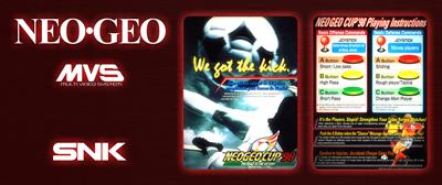 Neo Geo Cup '98: The Road to the Victory - Arcade - Marquee Image